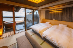 【つばき】■2024.10一部改装■オーシャンビュー温泉DX露天付和洋室