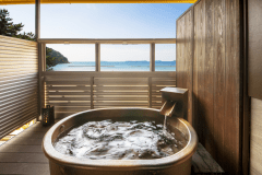 2022年3月NEW OPEN/露天風呂付客室【波音「参」】潮騒に耳を澄ませ非日常の時間をお過ごし下さい（イメージ）