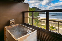 【おみなえし】萩指月温泉・露天風呂付客室(イメージ)湯船から見える景色で贅沢な時間をお過ごし下さい