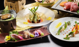 【織姫-Orihime-】河豚刺し・長萩和牛・のどぐろ塩焼き・見蘭牛・活き鮑を盛込んだ6大美味会席(イメージ) 【織姫-Orihime-】河豚刺し・長萩和牛・のどぐろ塩焼き・見蘭牛・活き鮑を盛込んだ6大美味会席(イメージ)
