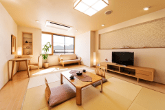 ナチュラルモダン客室/お洒落なデザインとナチュラルスタイル（イメージ）