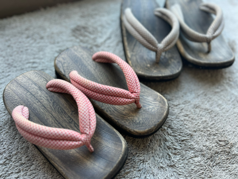 雪駄の貸し出しもございます。