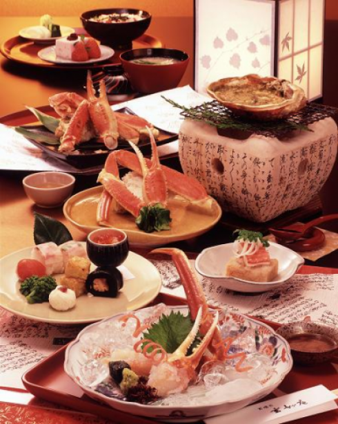 冬の味覚　松葉がにを満喫　”カニフルコースプラン”　お食事用個室椅子席にて（11/7－3/21）除外日12/31－1/6