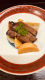 一品はお肉で　揚物を「お肉に」　お食事用個室椅子席にて