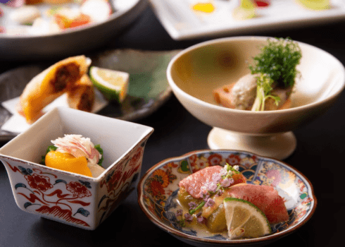 【亜李蘭離宮コラボ】前菜一例