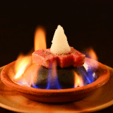 季節料理　信州牛の石火焼