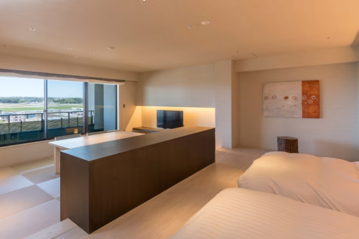 [RO-AN] ~Our finest Japanese-Western style room with a semi-open-air bath~ (non-smoking)