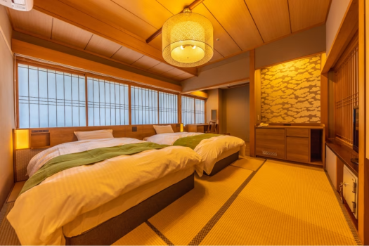 本陣和ツイン -2023年にリニューアル- お部屋全体