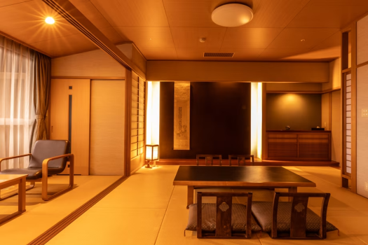 Tomi no Kaze - Japanese-Western style room with open-air bath with natural hot spring (non-smoking) Tomi no Kaze - Japanese-Western style room with open-air bath with natural hot spring (non-smoking)