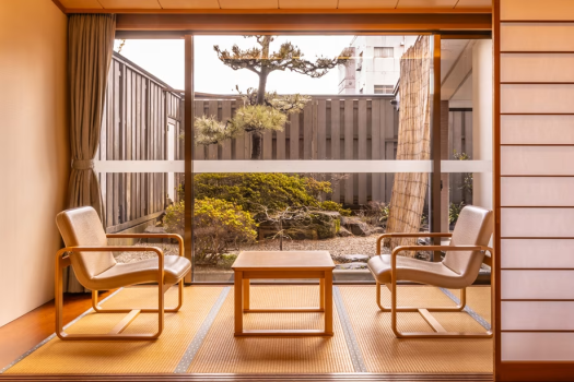 ◎Tomi no Kaze - Japanese-style room with a half open-air bath with natural hot spring water (non-smoking) ◎Tomi no Kaze - Japanese-style room with a half open-air bath with natural hot spring water (non-smoking)