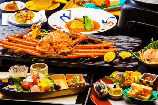 【1泊2食付】～タグ付越前かに一杯付き懐石プラン～ 「焼き」と「刺し」からお選びいただけます！冬の味覚の王様