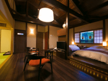 全室スイートルーム離れ露天風呂付客室で過ごす大切な方と過ごすプライベートな時間をお楽しみ下さい