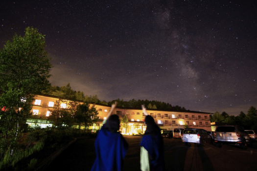 日本三選星名所の野辺山高原☆毎晩星空観賞会開催！