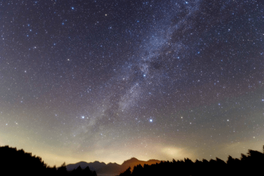 日本三選星名所野辺山高原の星空