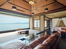 源泉かけ流し露天風呂付【華館海側】桜