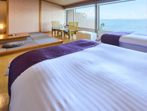 源泉かけ流し露天風呂付【華館海側】藤