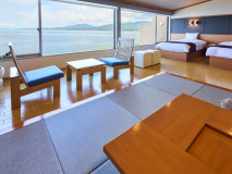 源泉かけ流し露天風呂付【華館海側】藤