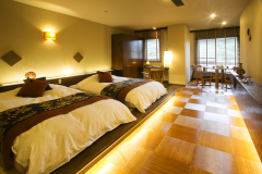 特別室【悠久】デザイナーズルーム（洋室ツイン）