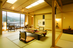 特別室【悠久の町】小町スイート露天風呂付ＤＸ10+6畳タイプ客室に露天と内湯あり