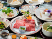 【夕食一例】四季旬彩会席／とろける舌ざわりの和牛は絶品。