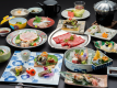 【夕食一例】四季旬彩 特選会席／料理長厳選の旬の食材を贅沢に堪能。