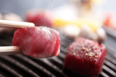 活あわび踊り焼き&times;牛ステーキ&times;かに　年中食べれる蟹ﾌﾟﾗﾝです。平日￥33500～