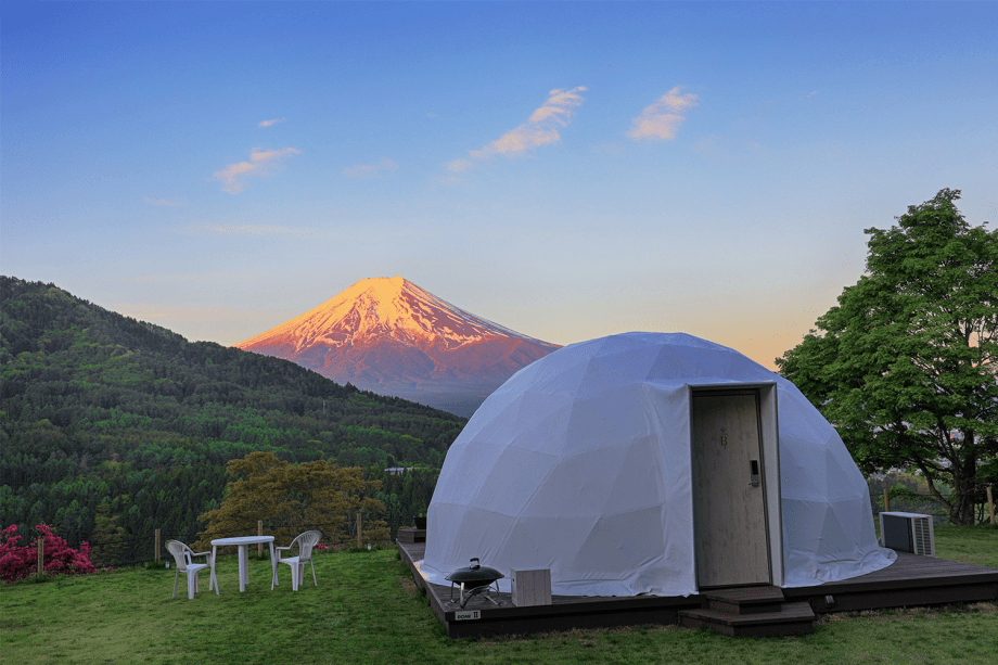 Mt Shakushi Gateway Camp Dome Lux ４ベッドルーム ラグジュアリー ドーム型テント プランを選ぶ