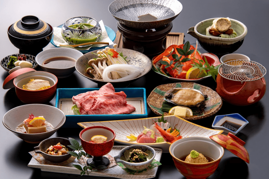 北陸の海の幸、山の幸をお楽しみいただける会席料理≪遊仙≫※お料理イメージ（秋冬）