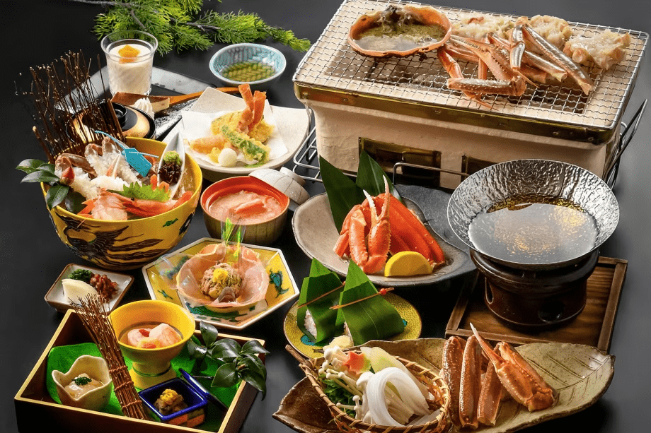 【活きズワイ蟹会席】身の締まり・旨みが格段に違う、冬の王様「活き蟹」の味わい。 【活きズワイ蟹会席】身の締まり・旨みが格段に違う、冬の王様「活き蟹」の味わい。