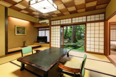 Deluxe Room with Garden View [Haru no Yakata - Japanese & Western Style Room/Yoshino]