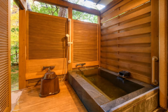 With a Private Open-Air Bath using a Natural Hot Spring [Aki no Yakata - Deluxe Modern Maisonette Suite/Choyo-no-Ma]