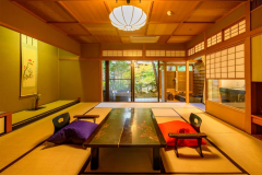 With a Private Open-Air Bath using a Natural Hot Spring [Aki no Yakata - Deluxe Modern Maisonette Suite/Choyo-no-Ma]