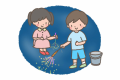 夏の思い出を法師で