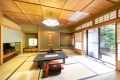With a Private Open-Air Bath using a Natural Hot Spring [Aki no Yakata - Deluxe Japanese & Western Style Suite/Yoro-no-Ma]
