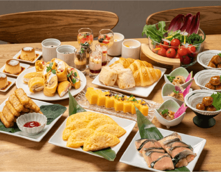 朝食ビュッフェ