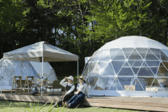 星空ルーム｜グランピングドームテント（18㎡／4名定員）