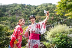 鬼怒川の絶景ポイント「鬼怒楯岩大吊橋」