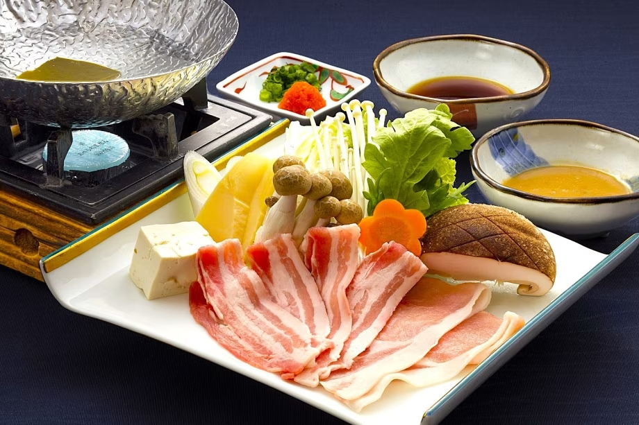 ヘルシーなのに贅沢で美味しいハーブ豚のしゃぶしゃぶ