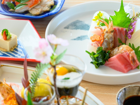 その時の旬の食材を厳選し、一皿一皿丁寧にお作りしています。