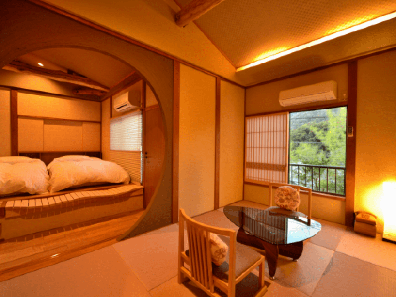 【カジュアル和モダン客室+夕食休憩プラン】客室で寛ぐ…自家源泉と夕懐石を堪能