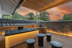 【406】露天風呂付き和室｜贅沢２つの露天風呂｜山並側61.9㎡（2025年1月リニューアル）