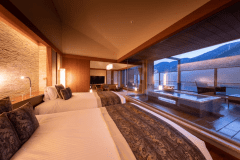 【rocca想｜omoi】山々を望む露天風呂付き特別和洋室｜68.33㎡（禁煙）