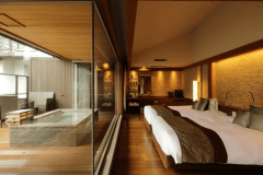 【rocca想｜omoi】山々を望む露天風呂付き特別和洋室｜68.33㎡（禁煙）