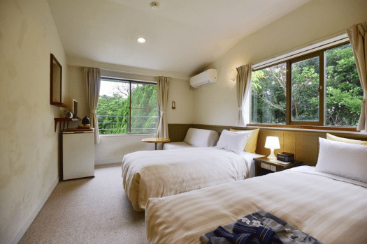 ツインルーム（海の眺望なし）　禁煙　２名部屋