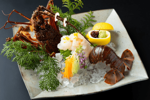 伊勢海老の姿造り