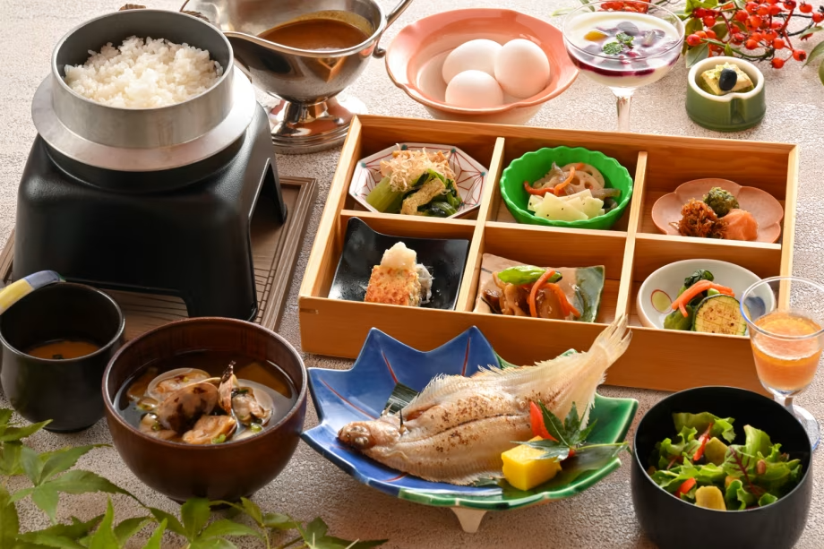 朝食 和定食 ※お食事のイメージです。 ※仕入れ状況により、内容を変更する場合がございます。 朝食 和定食 ※お食事のイメージです。 ※仕入れ状況により、内容を変更する場合がございます。