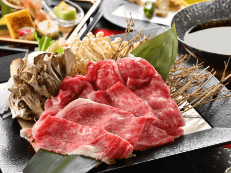 夕食　若狭牛しゃぶしゃぶ会席＜イメージ＞