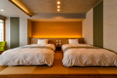 [Japanese modern room] Twin/double bed x 2 [44 square meters], Non Smoking