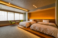 [Japanese modern room] Twin/double bed x 2 [44 square meters], Non Smoking
