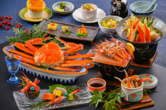夕食　海老蟹会席
夕食　海老蟹会席
※お食事のイメージです。
※仕入れ状況により、内容を変更する場合がございます。